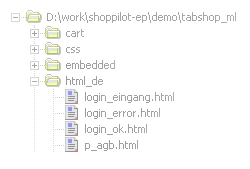 Integrierter Dateiexplorer